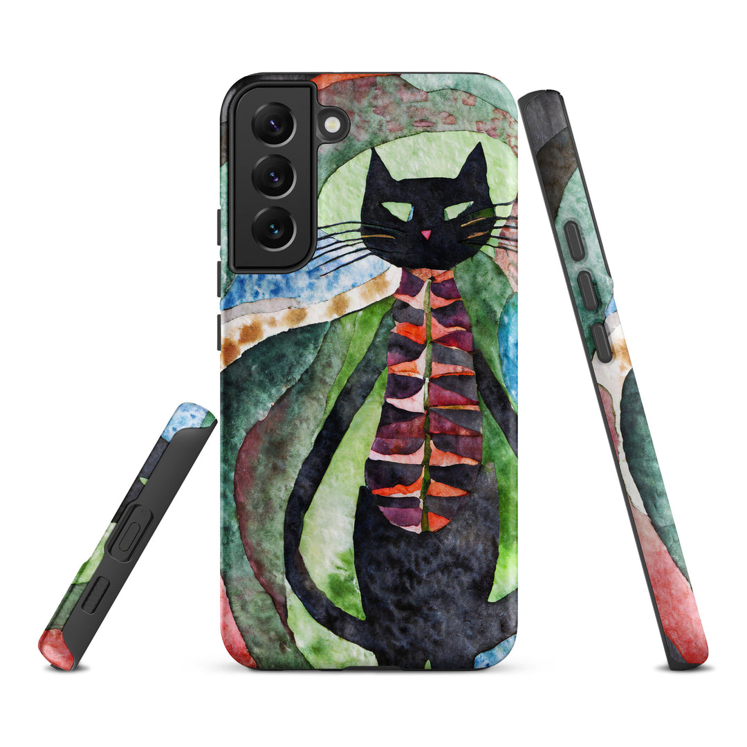 Psychedelic Purr - Tough case for Samsung®