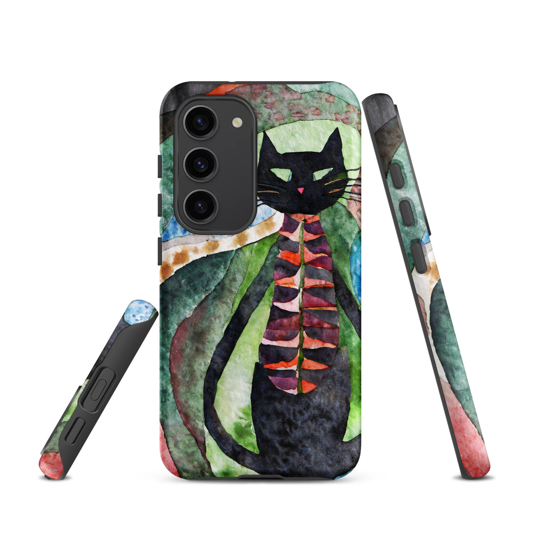 Psychedelic Purr - Tough case for Samsung®