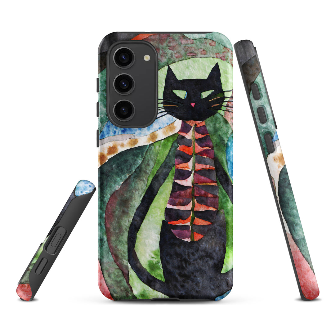 Psychedelic Purr - Tough case for Samsung®