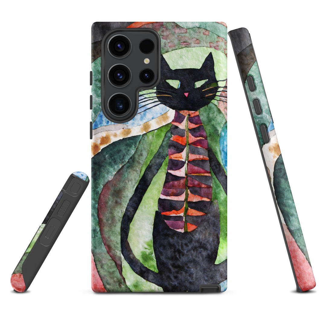 Psychedelic Purr - Tough case for Samsung®